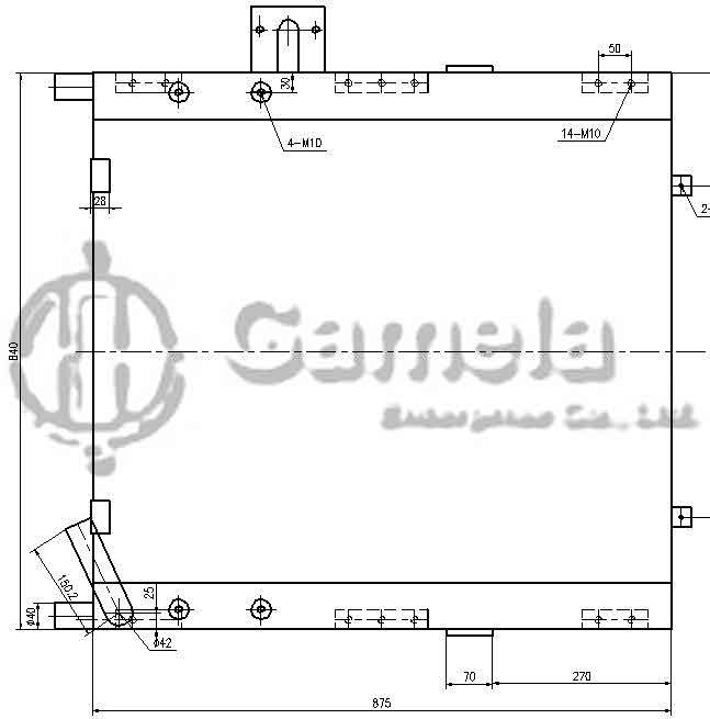 B510394 - Oil-Cooler-for-SH200A1-OEM-LNG0171