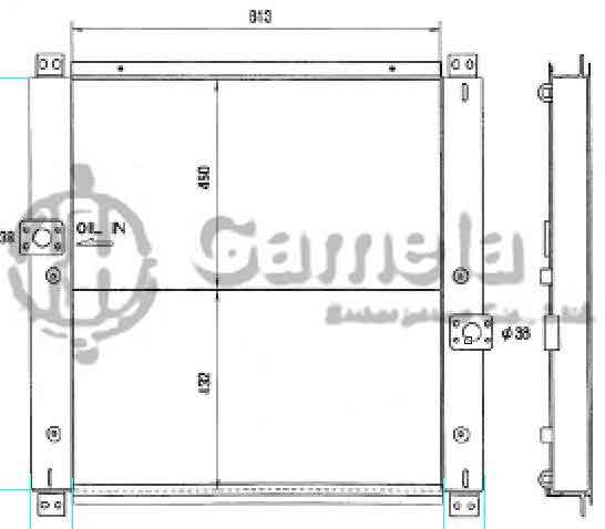 B510401 - Oil-Cooler-for-E325A-OEM-7Y-1541