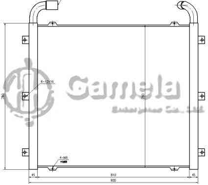 B510403 - Oil-Cooler-for-HD820-3