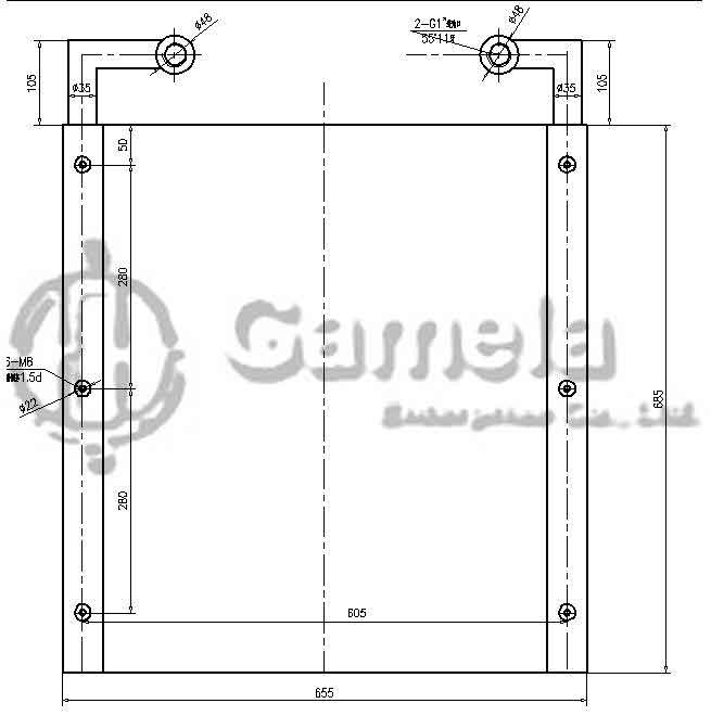 B510406 - Oil-Cooler-for-SK135RS-OEM-YX05P00001S012