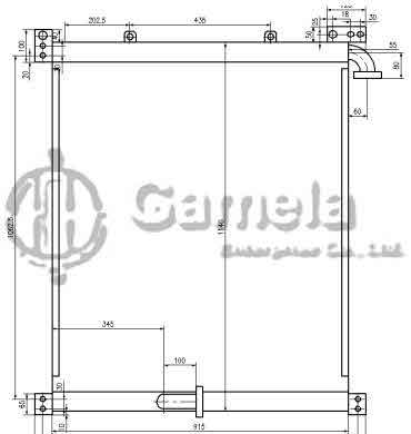 B510413 - Oil-Cooler-for-PC400-6-OEM-208-03-61120