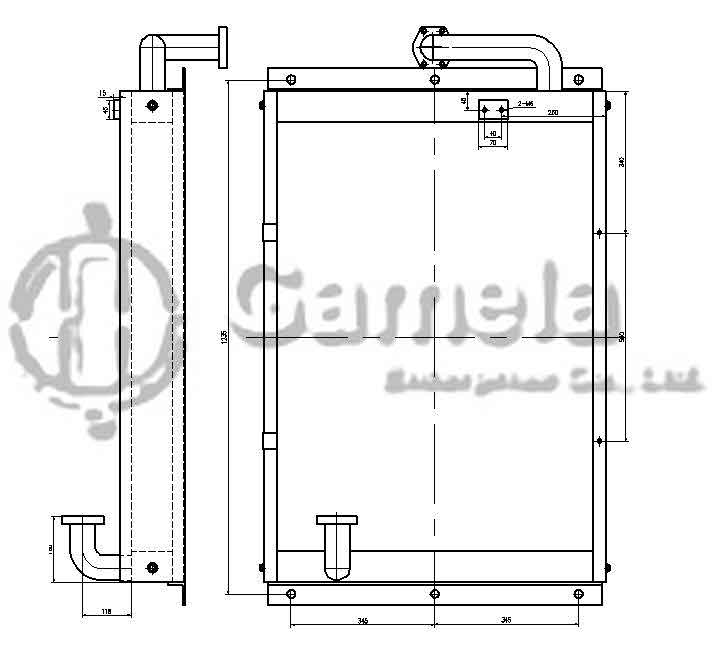 B510426 - Oil-Cooler-for-R455LC-7