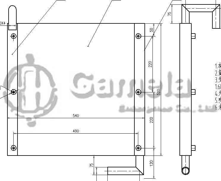 B510432 - Oil-Cooler-for-SK60