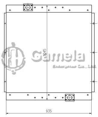 B510457 - Oil-Cooler-for-EC700B-OEM-14536042