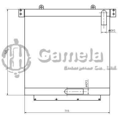 B510471 - Oil-Cooler-for-PC200-3-OEM-205-03-83130