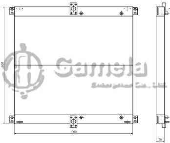 B510472 - Oil-Cooler-for-E330A-OEM-7Y1363