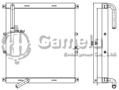 B510481 - Oil-Cooler-for-EX300-5-OEM-4403414