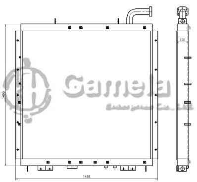 B510483 - Oil-Cooler-for-PC1250-7-OEM-21N-03-31311