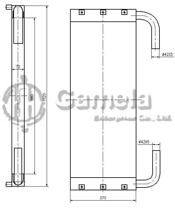 B510486 - Oil-Cooler-for-ZAX160-3-OEM-4668376