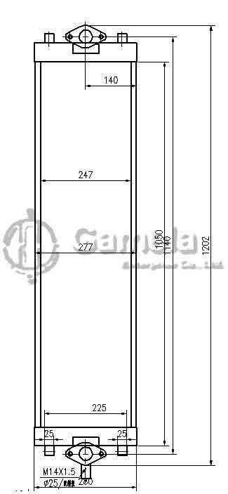 B510500 - Oil-Cooler-for-PC270-8-PC290-8-OEM-206-03-22421