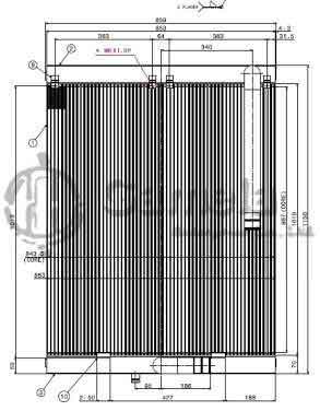 B510505 - Oil-Cooler-for-S330LC-V-S400LC-V-OEM-13C92000