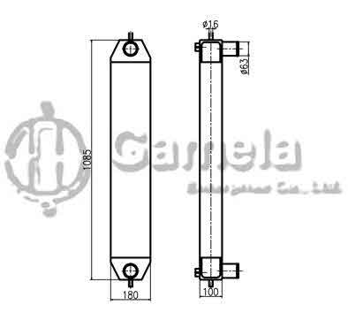 B620002 - Intercooler-for-ZAX210-3