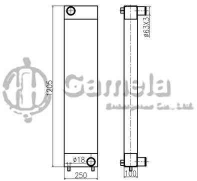 B620004 - Intercooler-for-ZAX330-3