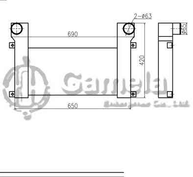 B620005 - Intercooler-for-ZAX120-5-ZAX120-6