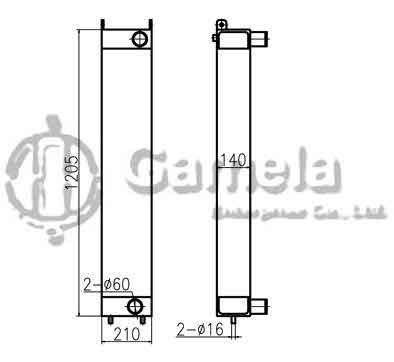 B620024 - Intercooler-for-SK330-8-SK350LC-8