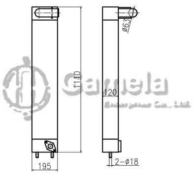 B620027 - Intercooler-for-PC200-8-PC220-8-OEM-20Y-03-41131