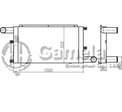 B620038 - Intercooler-for-DX380LC