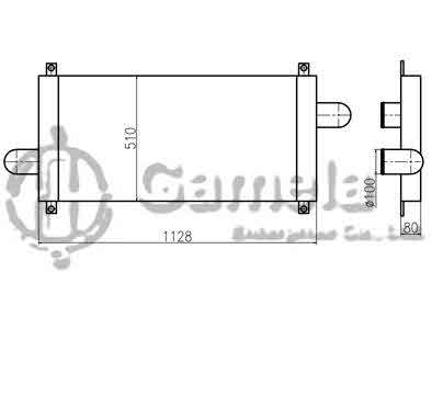 B620040 - Intercooler-for-DH370-7-DH420-7-DH500-7