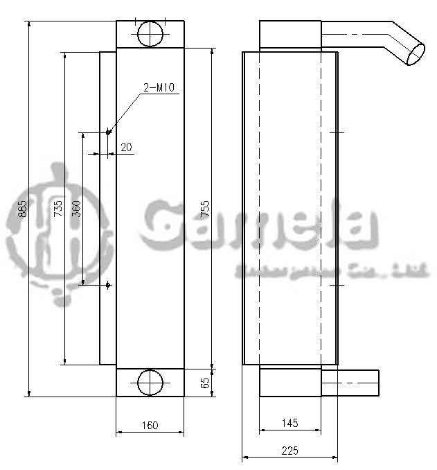 B620069 - Intercooler-for-EC210B-OEM-14549881