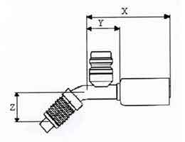 CN - Pipe-Fitting-Steel-O-ring-45deg-Service-port-for-R-134a-CN