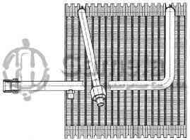 EVK-66612 - Evaporator-Core-90x235x220-Mazda-323-OEM-BR70-61-J10A