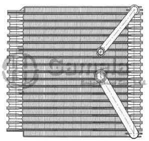 EVK-66674 - Evaporator-Core-90x235x215-Mercury-MYSTYQUE-CONTOUR-MONDEO-OEM-4723518-4798705-5012534AA