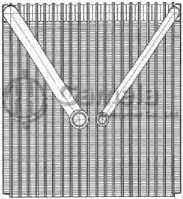 EVK-67158 - Evaporator-Core-60x235x225-VOLKSWAGEN