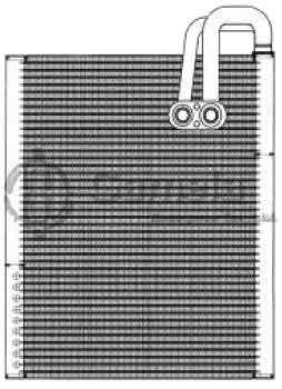 EVK-67400 - Evaporator-Core-34x290x255