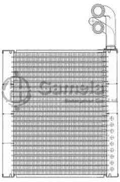 EVK-67411 - Evaporator-Core-38x201x195