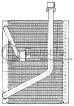 EVK-67430 - Evaporator-Core-38x241x200