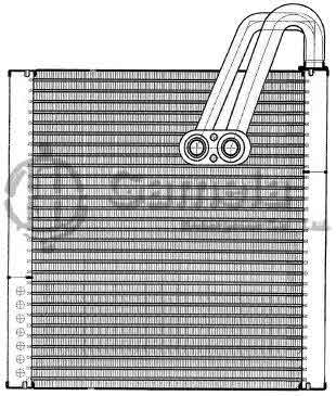 EVK-67454 - Evaporator-Core-38x233x245