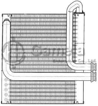 EVK-67455 - Evaporator-Core-38x179x170