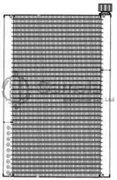 EVK-67465 - Evaporator-Core-38x288x200