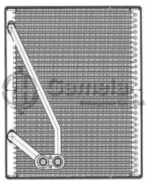 EVK-67483 - Evaporator-Core-44x293x248