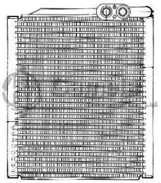 EVK-67485 - Evaporator-Core-44x274x248