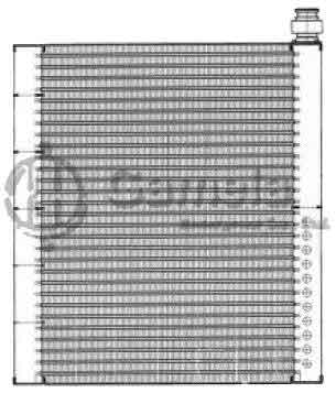 EVK-67491 - Evaporator-Core-49x239x230