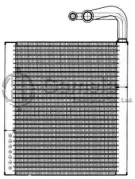 EVK-67511 - Evaporator-Core-49x247x240