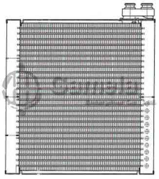 EVK-67513 - Evaporator-Core-49x225x225