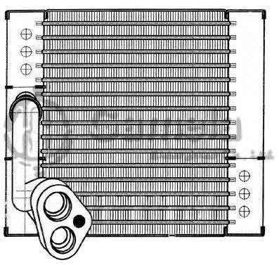 EVK-67522 - Evaporator-Core-49x127x153