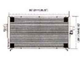 GCN1137 - Condenser-for-NISSAN-SENTRA-98-OEM-92110-08B800-HTC