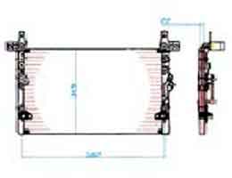 GCT1192 - Condenser-for-TOYOTA-TACOMA-98-OEM-88460-04090-STC