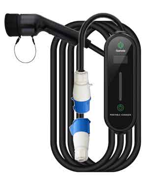 1222EEUG - Type2 (62196) 32A AC Adjustment & Reservation Ev Charger with 32A industrial plug