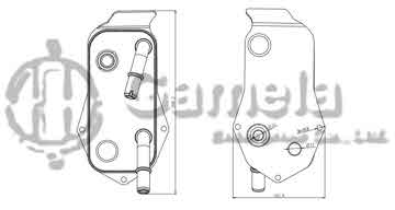 323006 - Oil Cooler for BMW OEM: 17217529499