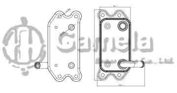 331007 - Oil Cooler for VOLVO V70 II (SW)/S60/S70/S80 I/XC 70/XC 90 98-06 OEM: C5850003