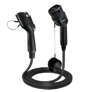 3311EAMP - Type1 （J1772）7.6KW / 32A AC IEC Charging Gun for electric car, EU to USA