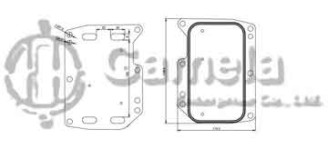 341005 - Oil Cooler for RENAULT OEM: 8201005241