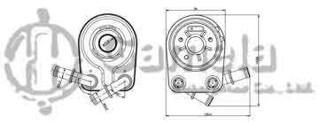 351002 - Oil Cooler for FIAT RITMO III 06/ALFA OEM: 55186217