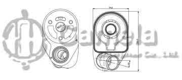 351004 - Oil Cooler for FIAT DUCATO BUS 06 IVECO DAILY V 2011 OEM: 5801555580