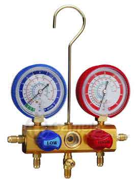 50083A-E - 2-WAY BALL-VALVE MANIFOLD GAUGE SET