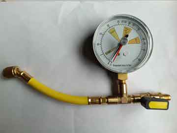 501022 - Flex Hose With Valve And Gauge Application:N2